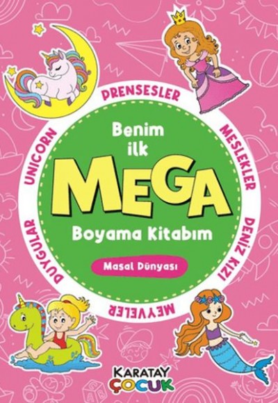 Mega Boyama Kitabım - Masal Dünyası Mega Boyama Kitabım - Masal Dünyası