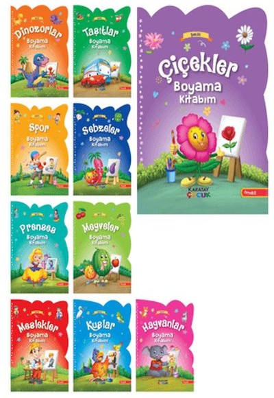 Büyük Şekilli Örnekli Kavramlar Boyama Serisi (10 Kitap) Büyük Şekilli Örnekli Kavramlar Boyama Serisi (10 Kitap)