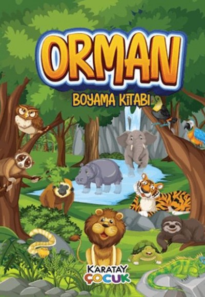 Orman Boyama Kitabı Orman Boyama Kitabı
