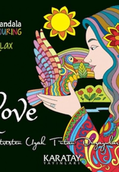Coloring Relax Mandala - Love Coloring Relax Mandala - Love