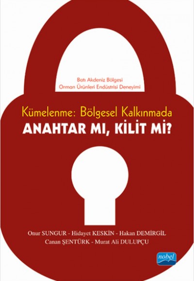 Kümelenme: Bölgesel Kalkınmada Anahtar mı? Kilit mi? Batı Akdeniz Bölgesi Orman Ürünleri Endüst Kümelenme: Bölgesel Kalkınmada Anahtar mı? Kilit mi? Batı Akdeniz Bölgesi Orman Ürünleri Endüst