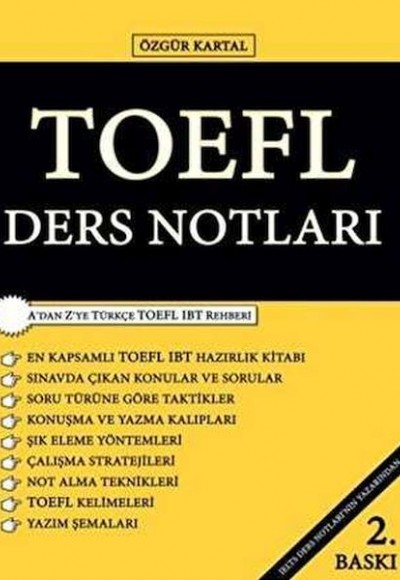 Sokak Kitapları Yayınları TOEFL Ders Notları