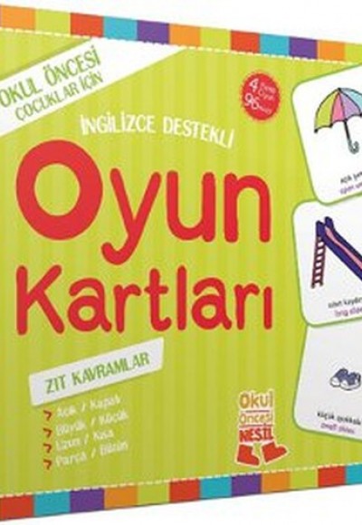 Oyun Kartları - Zıt Kavramlar Oyun Kartları - Zıt Kavramlar