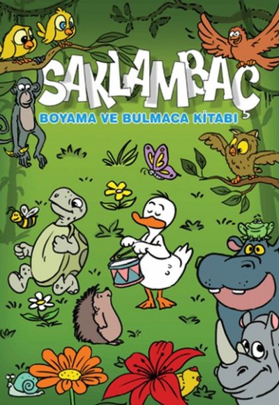 Saklambaç Boyama ve Bulmaca Kitabı