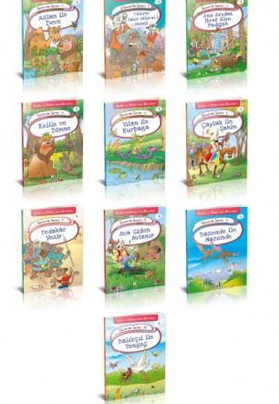 Kelile ve Dimne'den Masallar - Güvercin Serisi (10 Kitap Takım) Kelile ve Dimne'den Masallar - Güvercin Serisi (10 Kitap Takım)