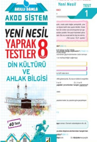Akıllı Damla Din Kültürü Ve Ahlak Bilgisi Yeni Nesil Yaprak Testler-8. Sınıf Akıllı Damla Din Kültürü Ve Ahlak Bilgisi Yeni Nesil Yaprak Testler-8. Sınıf