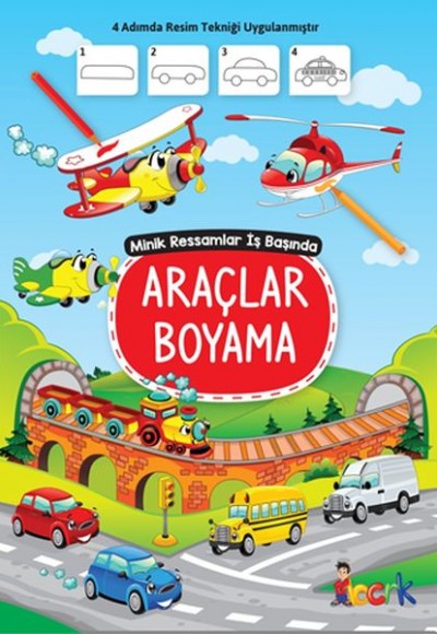 Araçlar Boyama - Minik Ressamlar İş Başında Araçlar Boyama - Minik Ressamlar İş Başında