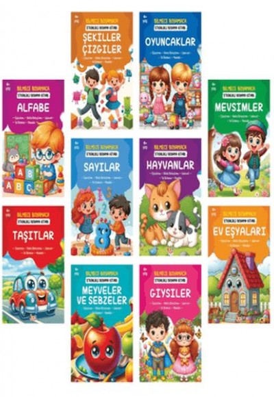Bilmece Boyamaca (10 Kitap Takım) Bilmece Boyamaca (10 Kitap Takım)