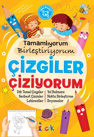 Çizgiler Çiziyorum - Tamamlıyorum Birleştiriyorum Çizgiler Çiziyorum - Tamamlıyorum Birleştiriyorum
