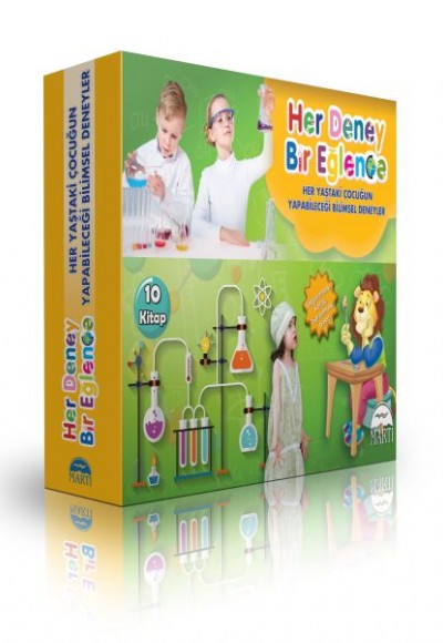 Her Deney Bir Eğlence Serisi Kutu Set (10 Kitap) Her Deney Bir Eğlence Serisi Kutu Set (10 Kitap)