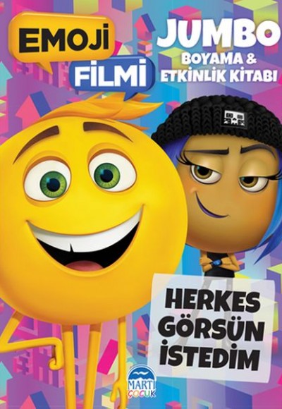 Emoji Filmi - Jumbo Boyama&Etkinlik Seti Emoji Filmi - Jumbo Boyama&Etkinlik Seti