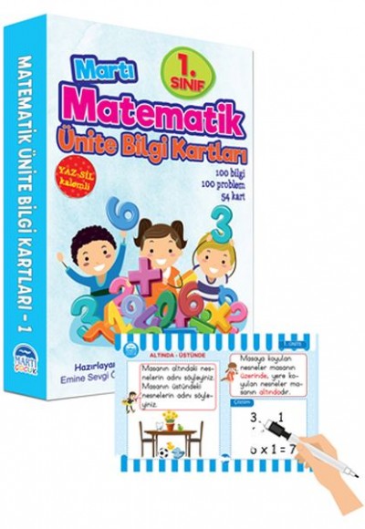 Martı 1.Sınıf Matematik Ünite Bilgi Kartları Martı 1.Sınıf Matematik Ünite Bilgi Kartları