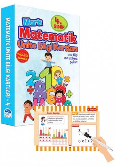 Martı 4.Matematik Ünite Bilgi Kartları Martı 4.Matematik Ünite Bilgi Kartları
