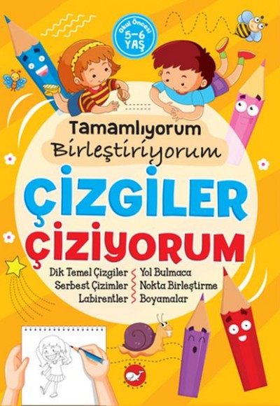 Tamamlıyorum Birleştiriyorum - Çizgiler Çiziyorum Tamamlıyorum Birleştiriyorum - Çizgiler Çiziyorum