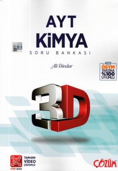 3D AYT Kimya Soru Bankası (Yeni) 3D AYT Kimya Soru Bankası (Yeni)
