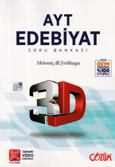 3D AYT Edebiyat Soru Bankası (Yeni) 3D AYT Edebiyat Soru Bankası (Yeni)