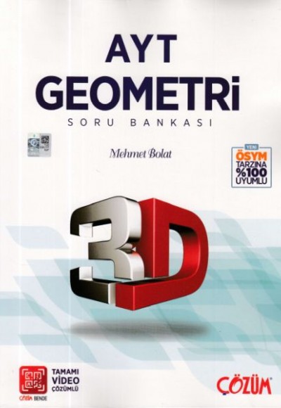 3D AYT Geometri Soru Bankası (Yeni) 3D AYT Geometri Soru Bankası (Yeni)