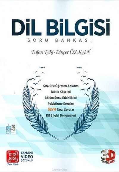 3D TYT Dil Bilgisi Tamamı Video Çözümlü Soru Bankası (Yeni) 3D TYT Dil Bilgisi Tamamı Video Çözümlü Soru Bankası (Yeni)
