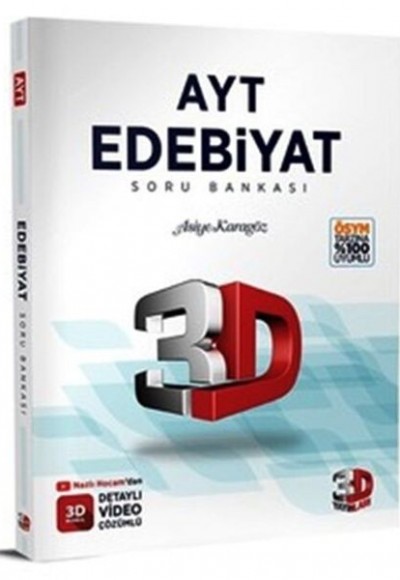 3D 2022 AYT Edebiyat Tamamı Video Çözümlü Soru Bankası 3D 2022 AYT Edebiyat Tamamı Video Çözümlü Soru Bankası