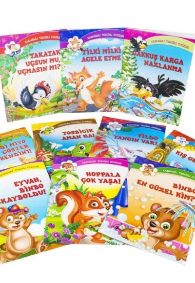 Kazanımlı Tercihli Öyküler Seti - 10 Kitap Kazanımlı Tercihli Öyküler Seti - 10 Kitap