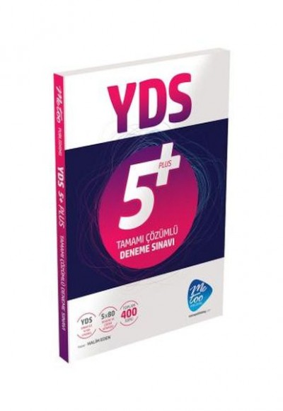 Me Too Publishing YDS 5 Plus Tamamı Çözümlü Deneme Sınavı Me Too Publishing YDS 5 Plus Tamamı Çözümlü Deneme Sınavı