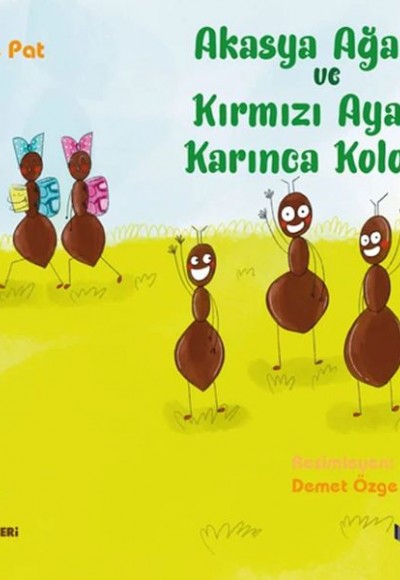 Akasya Ağacı Ve Kırmızı Ayaklı Karınca Kolonisi Akasya Ağacı Ve Kırmızı Ayaklı Karınca Kolonisi