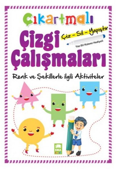 Çıkartmalı Çizgi Çalışmaları Renk ve Şekillerle İlgili Aktiviteler Çıkartmalı Çizgi Çalışmaları Renk ve Şekillerle İlgili Aktiviteler
