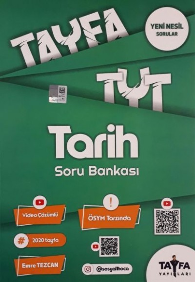 Tayfa TYT Tarih Soru Bankası (Yeni) Tayfa TYT Tarih Soru Bankası (Yeni)