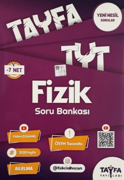 Tayfa TYT Fizik Soru Bankası (Yeni) Tayfa TYT Fizik Soru Bankası (Yeni)