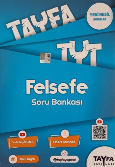 Tayfa TYT Felsefe Soru Bankası (Yeni) Tayfa TYT Felsefe Soru Bankası (Yeni)