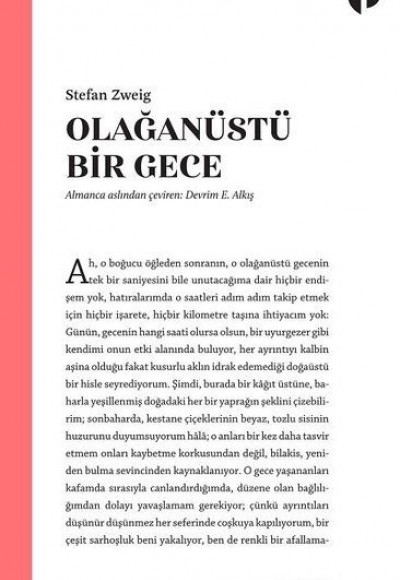 Olağanüstü Bir Gece Olağanüstü Bir Gece