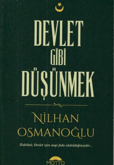 Devlet Gibi Düşünmek Devlet Gibi Düşünmek