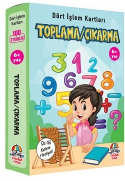 Toplama Çıkarma - Dört İşlem Kartları 6+ Yaş - Cep Boy