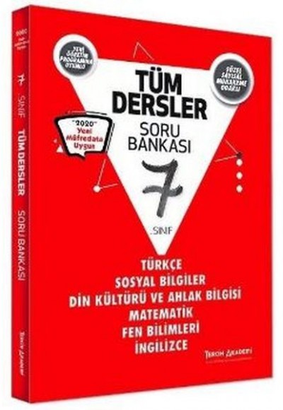 Tercih Akademi Yayınları 7. Sınıf Tüm Dersler Soru Bankası (Yeni)