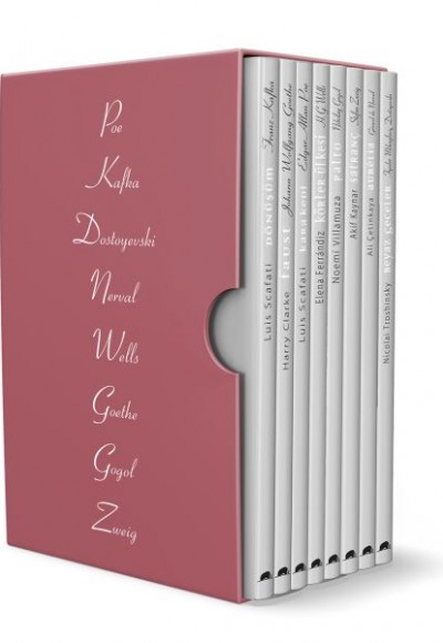 Resimli Başyapıtlar Set: Dönüşüm - Kara Kedi- Palto-Faust-Körler Ülkesi-Satranç-Aure´lia-Beyaz Gecel Resimli Başyapıtlar Set: Dönüşüm - Kara Kedi- Palto-Faust-Körler Ülkesi-Satranç-Aure´lia-Beyaz Gecel