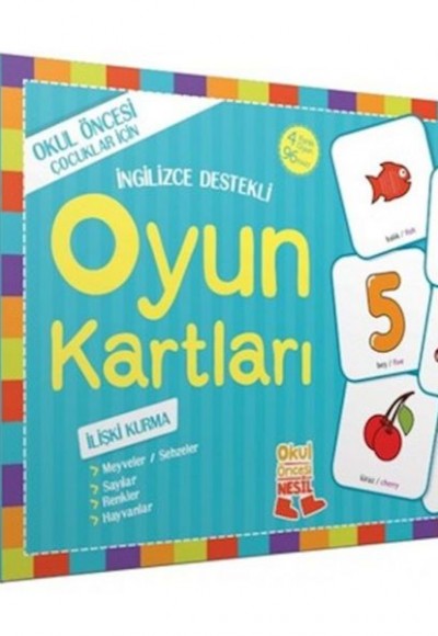 İngilizce Destekli Oyun Kartları - İlişki Kurma İngilizce Destekli Oyun Kartları - İlişki Kurma