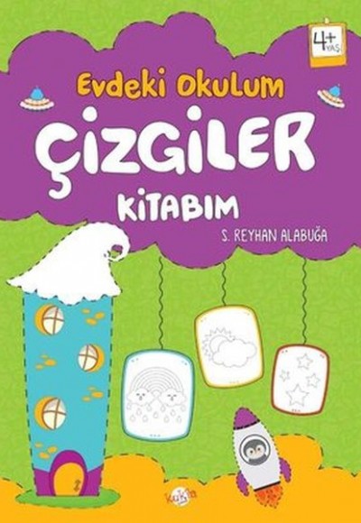 Evdeki Okulum Çizgiler Kitabım 4+Yaş Evdeki Okulum Çizgiler Kitabım 4+Yaş