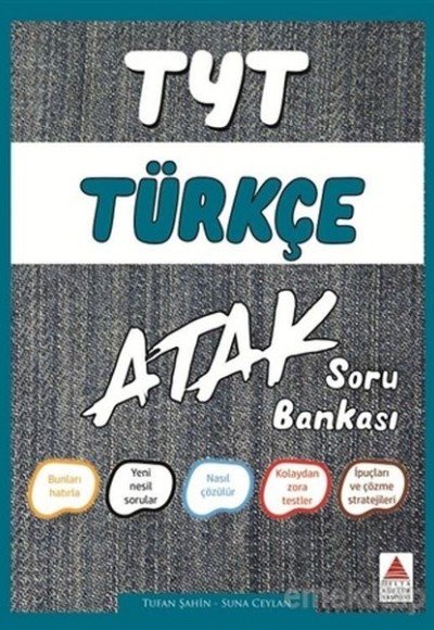 Delta TYT Türkçe Atak Soru Bankası (Yeni) Delta TYT Türkçe Atak Soru Bankası (Yeni)