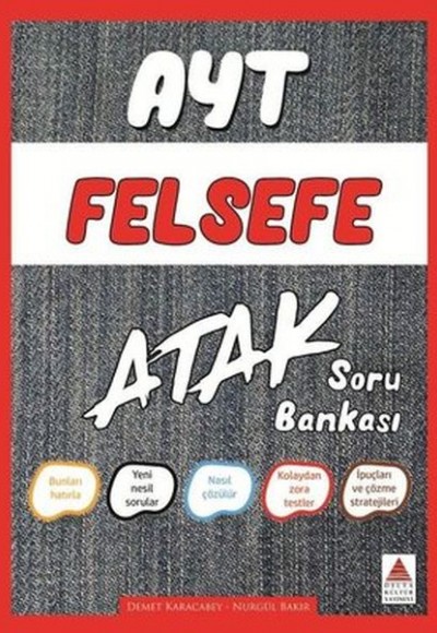 Delta AYT Felsefe Grubu Atak Soru Bankası(Yeni) Delta AYT Felsefe Grubu Atak Soru Bankası(Yeni)
