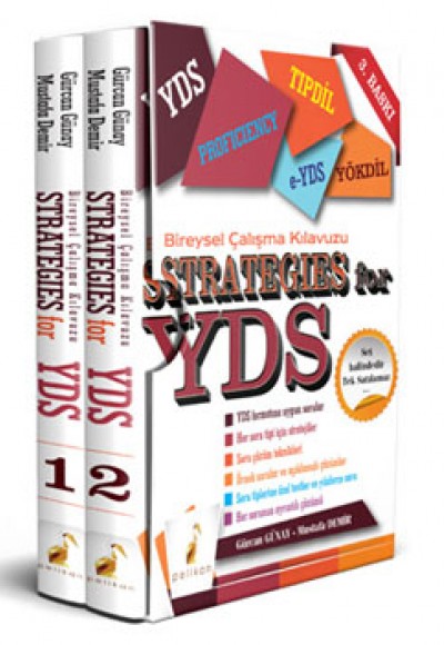 Strategies for YDS Bireysel Çalışma Kılavuzu - 2 Cilt Takım Strategies for YDS Bireysel Çalışma Kılavuzu - 2 Cilt Takım