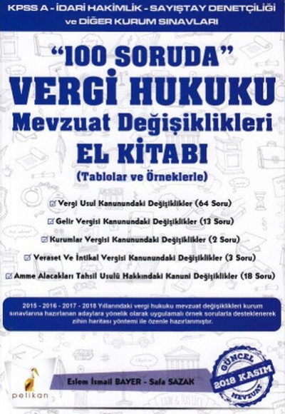 100 Soruda Vergi Hukuku-Mevzuat Değişiklikleri El Kitabı 100 Soruda Vergi Hukuku-Mevzuat Değişiklikleri El Kitabı
