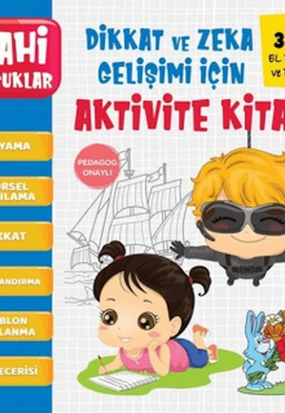 Dahi Çocuklar El Berecerisi Ve Boyama Dikkat ve Zeka Gelişimi İçin Aktivite Kitabı (3-4 Yaş) Dahi Çocuklar El Berecerisi Ve Boyama Dikkat ve Zeka Gelişimi İçin Aktivite Kitabı (3-4 Yaş)