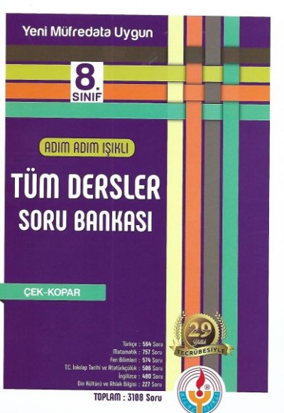 Adım Adım 8. Sınıf Tüm Dersler Soru Bankası