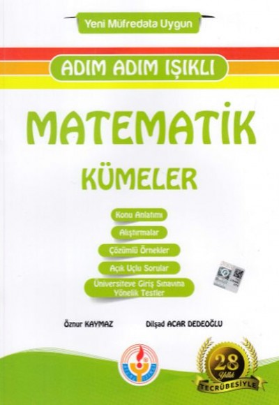 Bilal Işıklı Matematik Kümeler Adım Adım Işıklı (Yeni) Bilal Işıklı Matematik Kümeler Adım Adım Işıklı (Yeni)