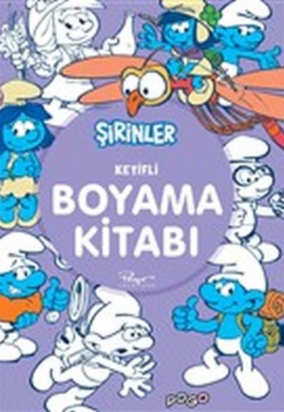 Keyifli Boyama Kitabı - Şirinler Keyifli Boyama Kitabı - Şirinler