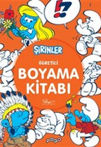Öğretici Boyama Kitabı - Şirinler Öğretici Boyama Kitabı - Şirinler