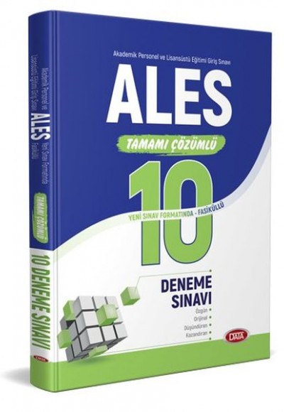 Data ALES Tamamı Çözümlü 10 Fasikül Deneme Sınavı Data ALES Tamamı Çözümlü 10 Fasikül Deneme Sınavı