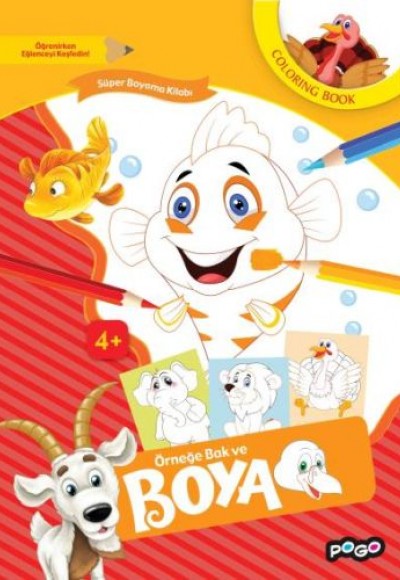Süper Boyama Kitabı 2 - Örneğe Bak ve Boya Süper Boyama Kitabı 2 - Örneğe Bak ve Boya