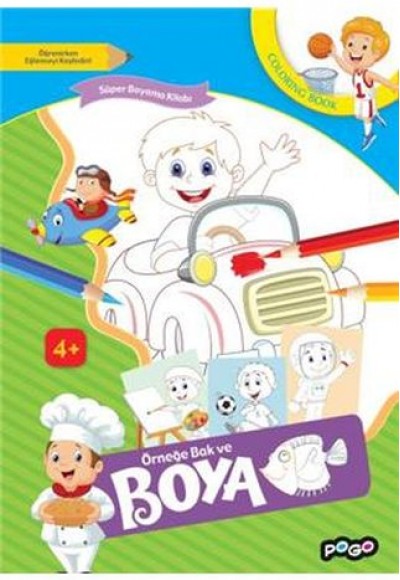 Süper Boyama Kitabı 3 - Örneğe Bak ve Boya Süper Boyama Kitabı 3 - Örneğe Bak ve Boya
