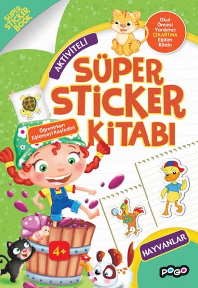 Süper Sticker Hayvanlar Süper Sticker Hayvanlar